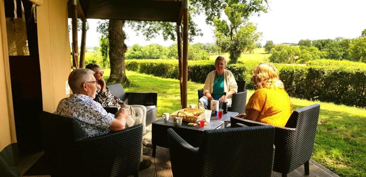 Glamping Les Arbres, Luxe Safaritent Met Zwembad Cronat Exterior photo